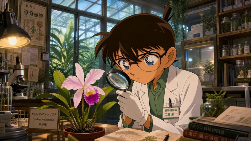 萝莉岛植物视频-珍稀兰花观察记录